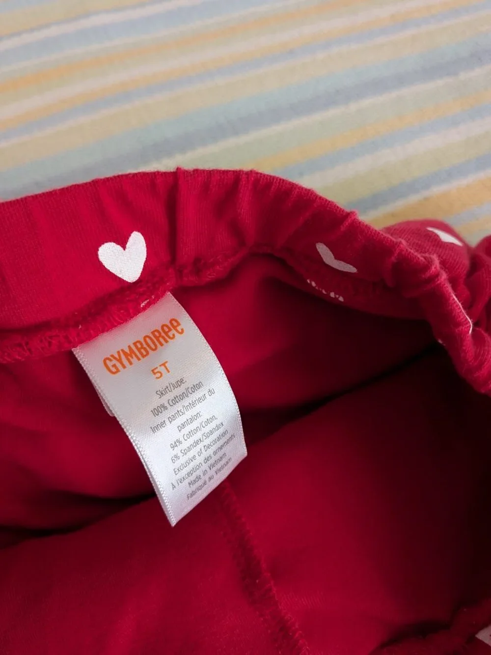 Gymboree red white